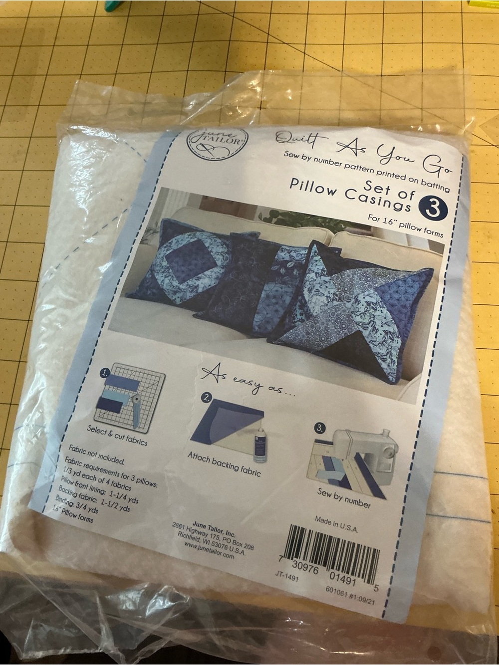 Pillow Casings Kit to make 3!